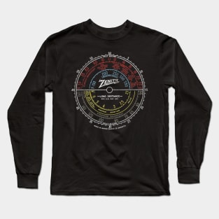 Vintage Retro Radio Dial Ham Radio Zenith Dial Long Sleeve T-Shirt